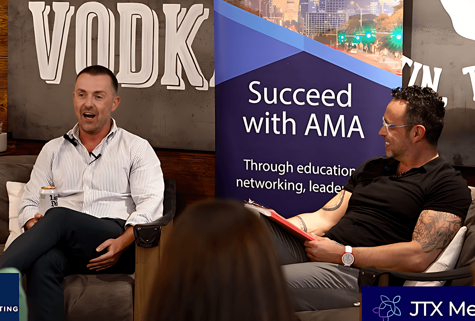 Marketers networking at an AMA Austin event