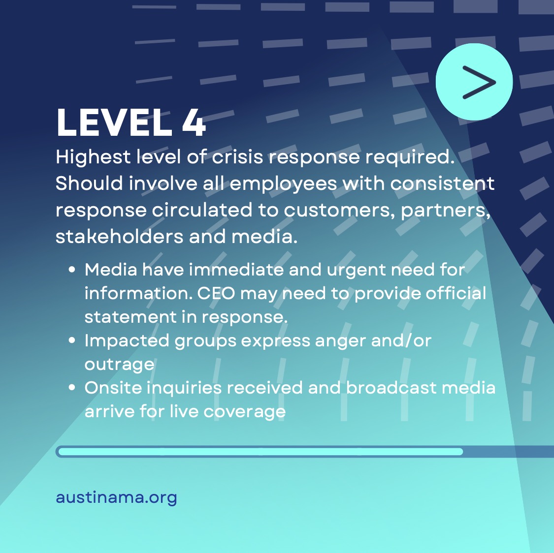 4 Levels of Crisis Communications - 5